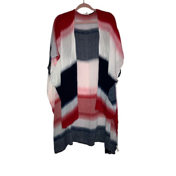 Maurices Other - Maurices Red White And Blue Kimono One Size